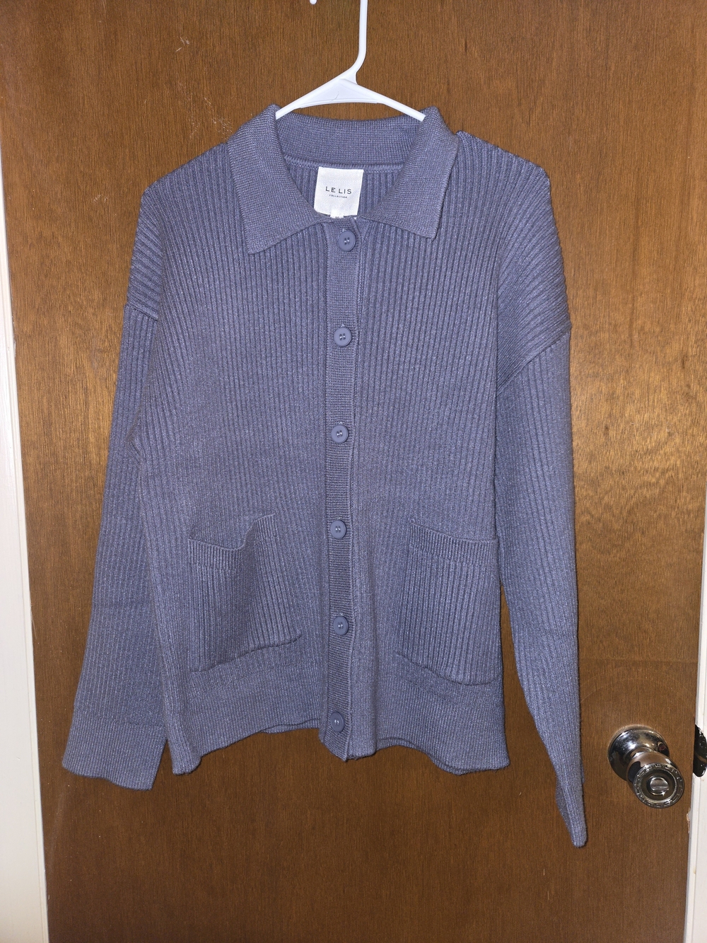 Knit Cardigan And Short Set